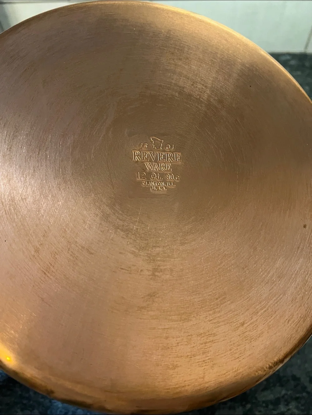Revere Ware Vintage Copper-Clad Stainless Steel Stockpot - Silver & Copper. NIB